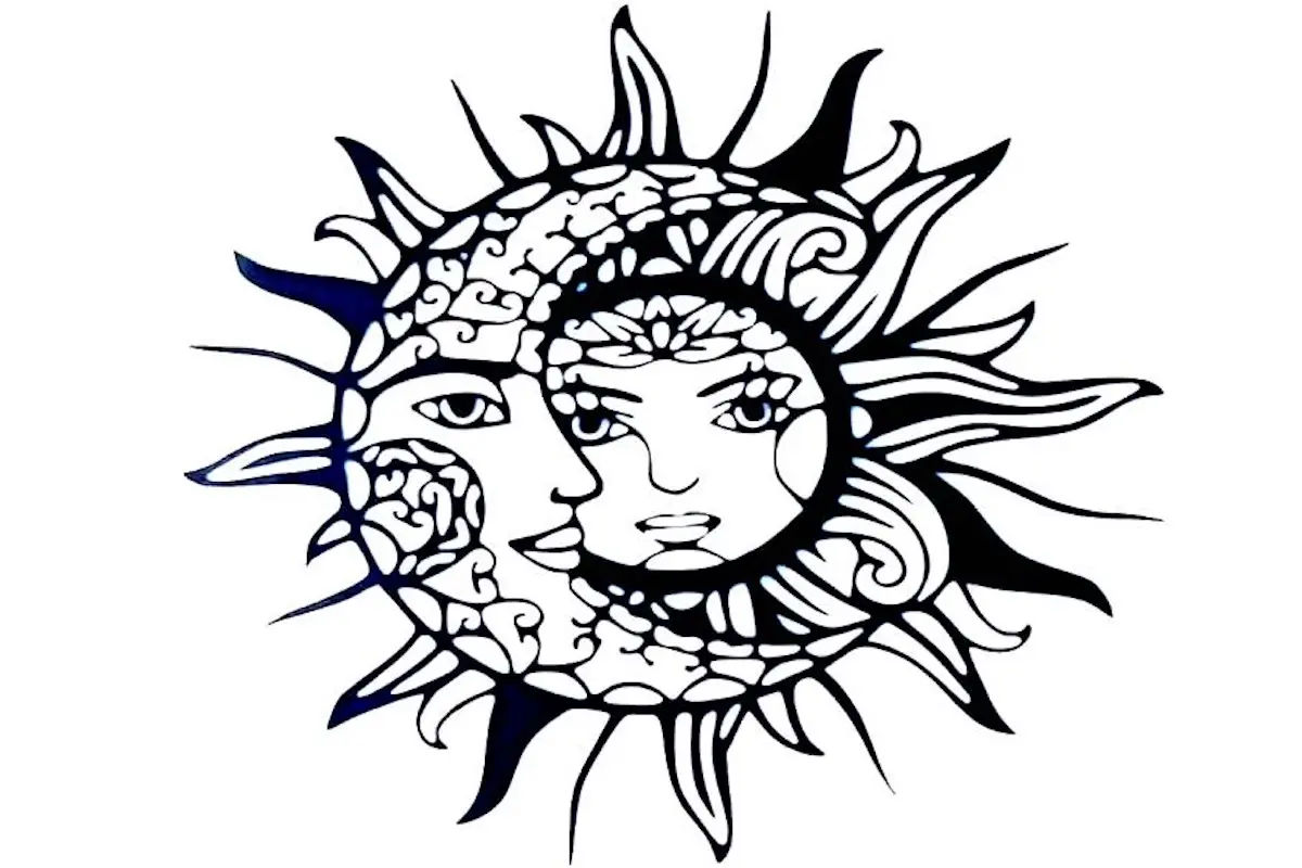 Integração das energias feminina e masculina como símbolo de equilíbrio e bem-estar no Homina